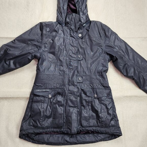 Helly Hansen Grey Winter Coat (M) - Picture 6 of 9